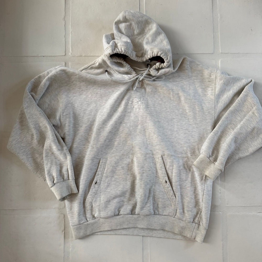 Vintage VanGrack XL Heather Gray Pullover Hoodie Made in USA 80s 90s Mens
